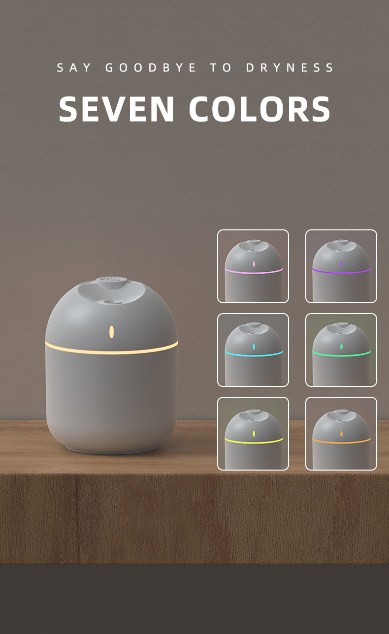Mini Aroma Humidifier & LED Night Light