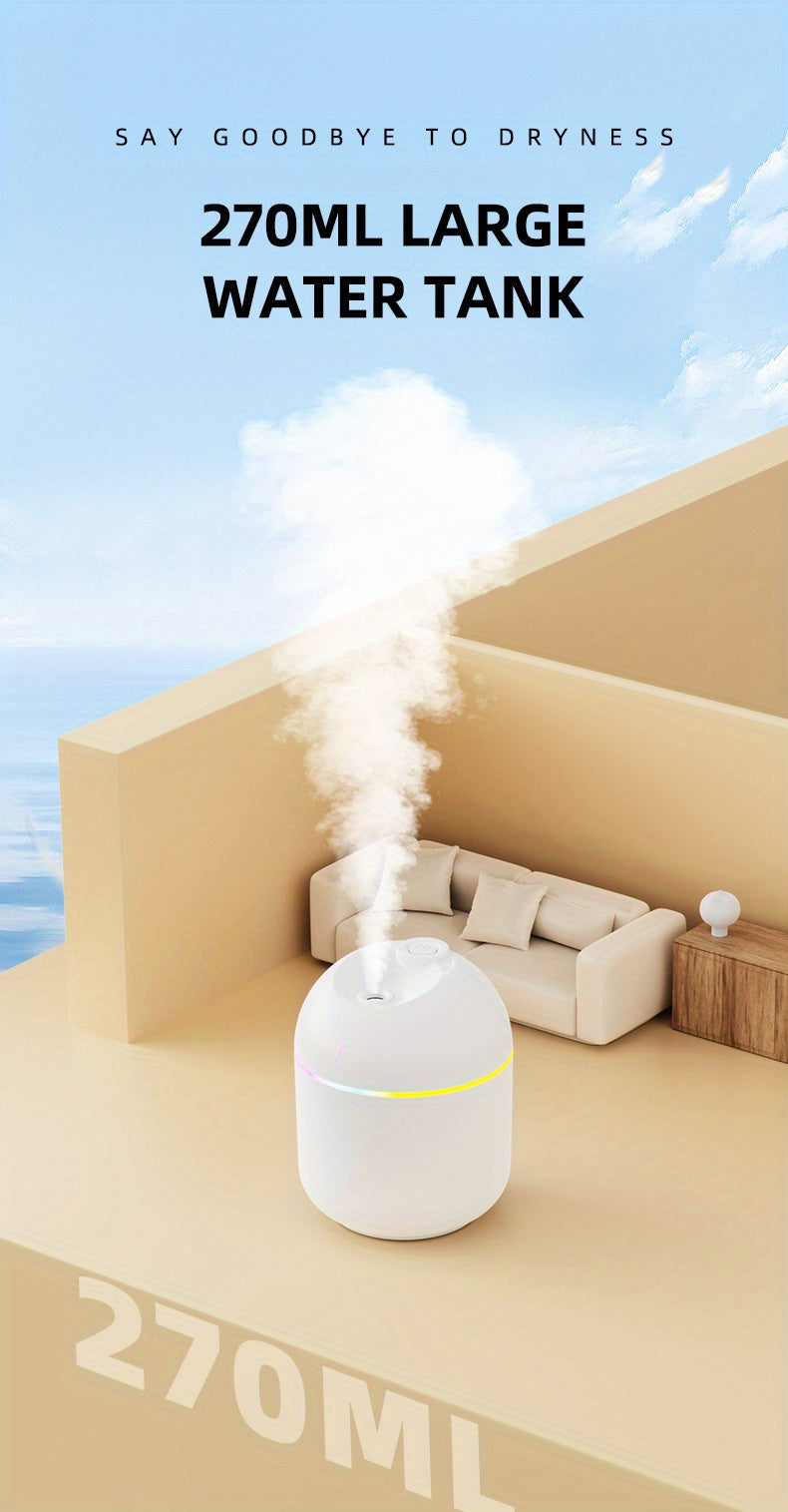 Mini Aroma Humidifier & LED Night Light