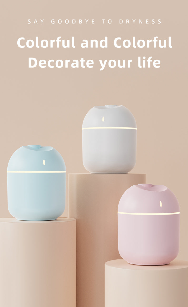 Mini Aroma Humidifier & LED Night Light