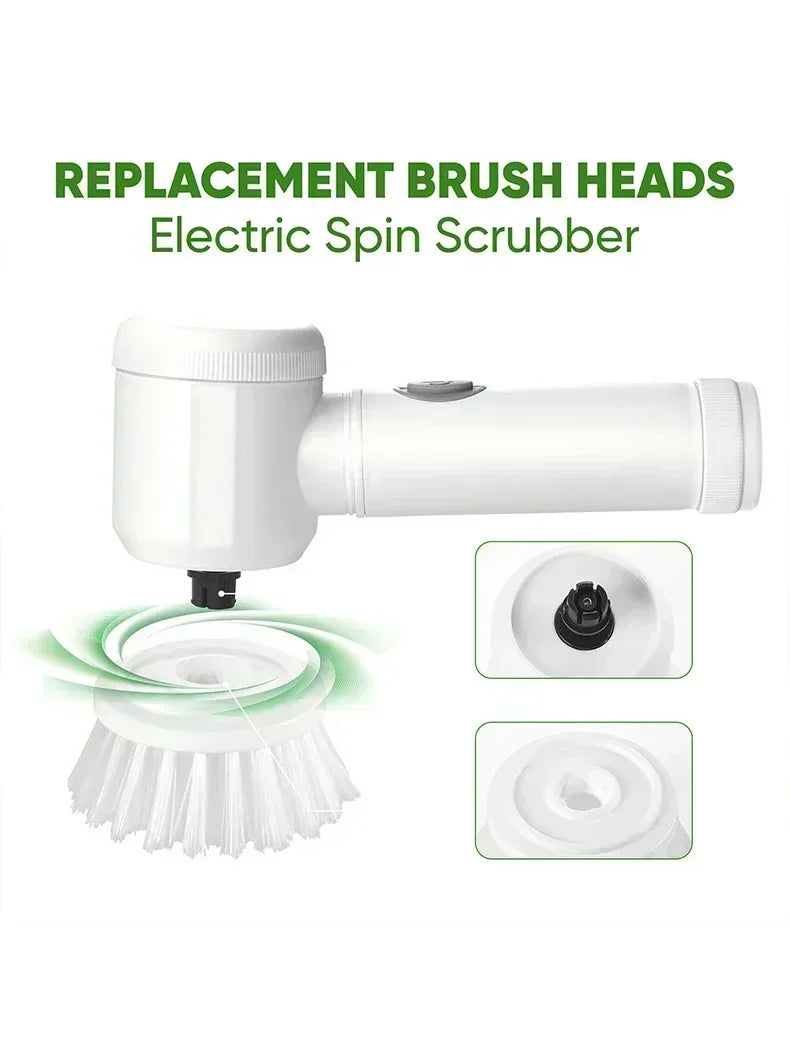Cordless Electric Spin Scrubber (5-in-one Cleaning Brush)